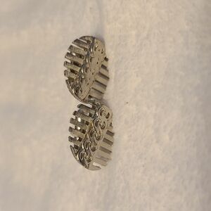 Cufflinks vintage silver color